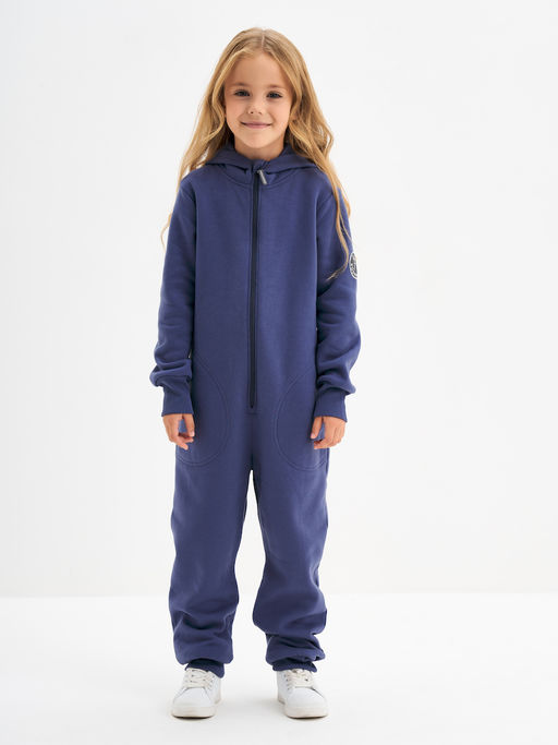 Серо-синий комбинезон для мальчика