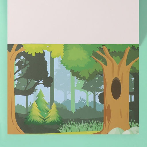 Наклейки в книжке «Животные», 5 фонов, 20.7×14.2 см