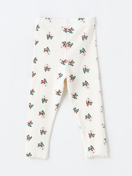 Beli Lastikli Y?lba?? Temal? K?z ?ocuk Pijama Alt? - Waikiki фото 2