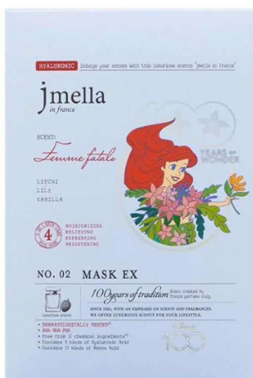 JMSOLUTION Тканевая маска увлажняющая парфюмированная JMELLA IN FRANCE FEMME FATALE MASK DISNEY (30 мл)  фото 3