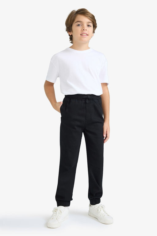 Pamuklu Jogger Fit Gabardin Pantolon Erkek _ocuk - Defacto фото 2