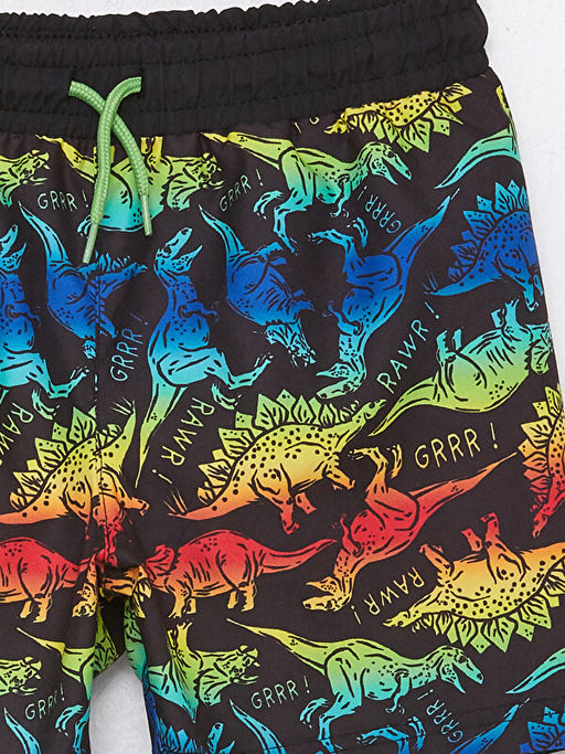 Bask?l? H?zl? Kuruyan Erkek ?ocuk Deniz ?ortu - Waikiki фото 3