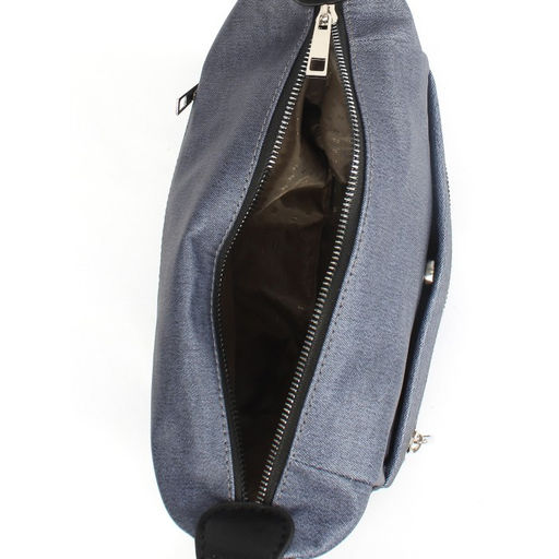 Сумка женская искусственная кожа (ПВХ) ADEL-279. 1отдел+плеч/рем. синий джинс 258880 - Adelia фото 3