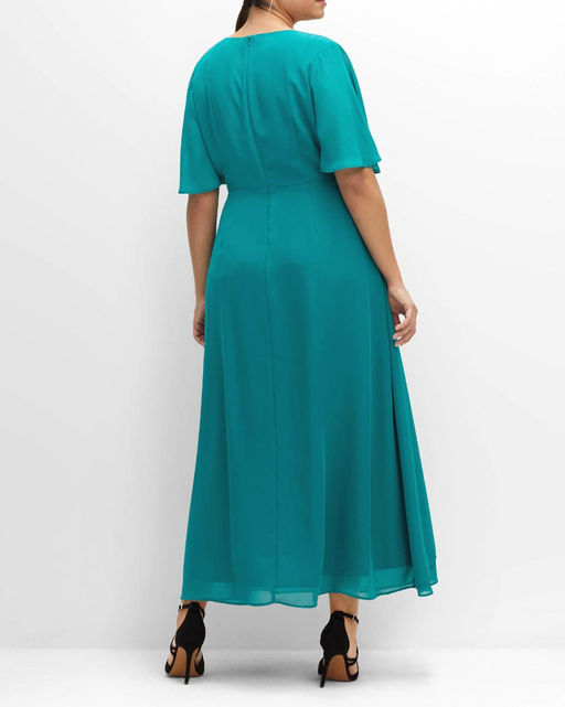 Платье, цвета изумруда - Sheego фото 4