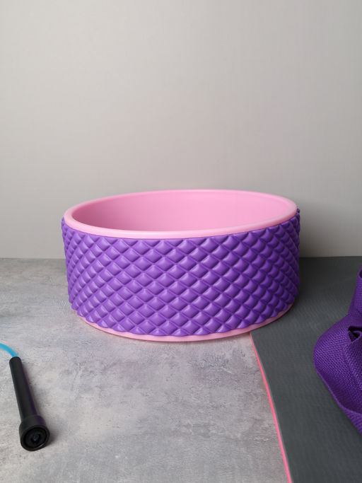 Колесо для йоги и пилатеса массажное 30Х10 / MYW-30VP / фиолетовый / уп10 - Галеонтрейд фото 11