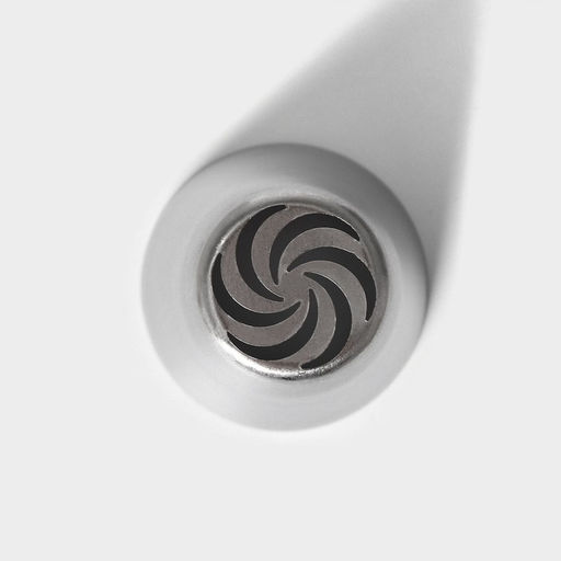 Цена за 2 шт. Насадка кондитерская KONFINETTA Вихрь, d=3.7 см, выход d=2 см, нержавеющая сталь  фото 4