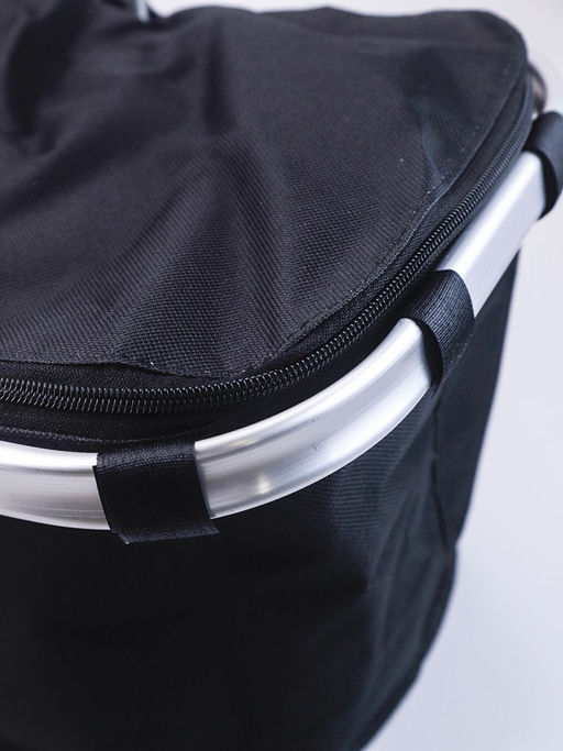 Складная корзина черная Термосумка на молнии - Family фото 3
