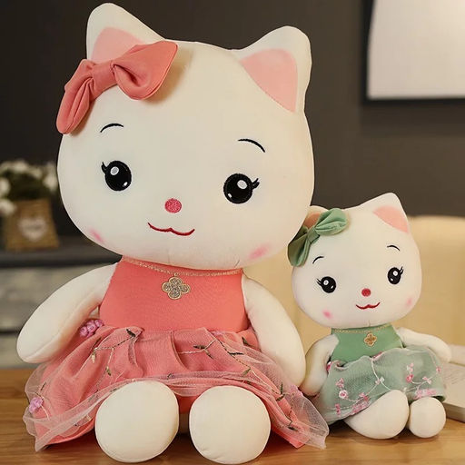 Мягкая игрушка Кошка в платье 30 см - Storyland фото 2