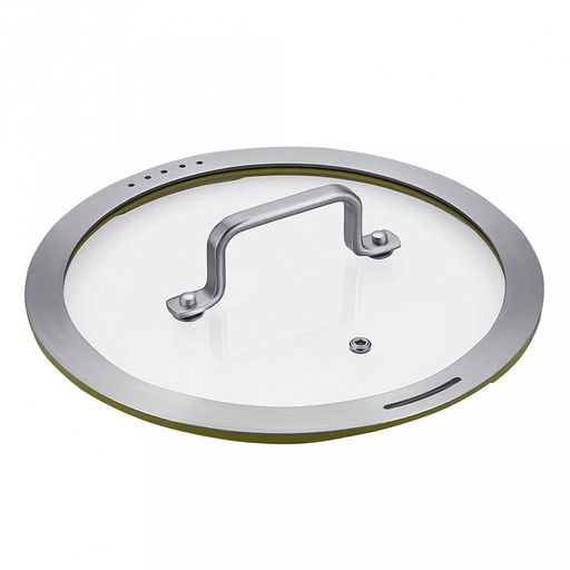 Ковш из нержавеющей стали "Linea PALERMO" 1,8л, д16см, h9см, s0,6мм, дно s15мм, трехслойное капсулированное дно, стеклянная крышка-дуршлаг с силиконовым ободком, два режима слива воды, ручка из нержавеющей стали, цветная коробка, "Regent" (Китай)