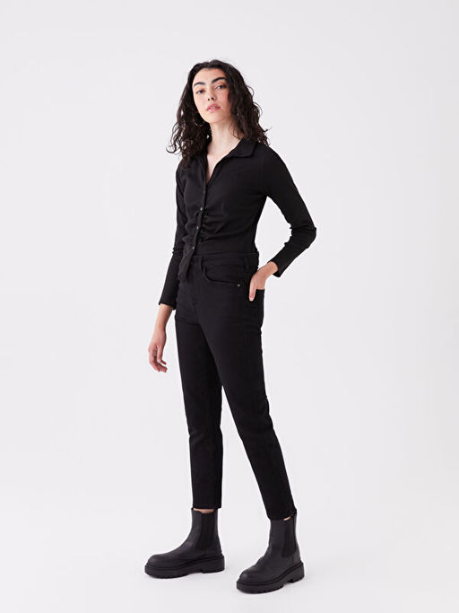 Slim Fit Kad?n Jean Pantolon