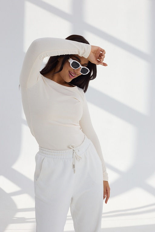 Лонгслив женский Сливки - Амавес-текстиль фото 11