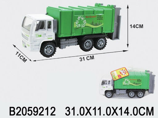 Мусоровоз инерц. (2059212) в сеточке 31*11*14см