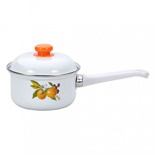 ЭМ_Кастрюля 1,0 л ДЕКОР цил высокая с ОБОД арт 1607АП/4 Лысьва