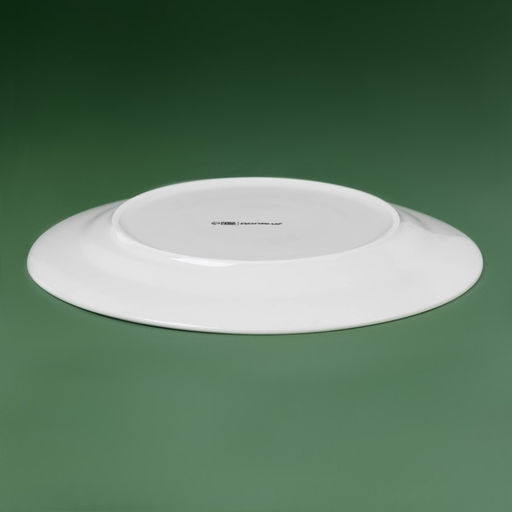 Тарелка новогодняя Доляна «Рождественский вечер», d=20.5 см, фарфор, белая