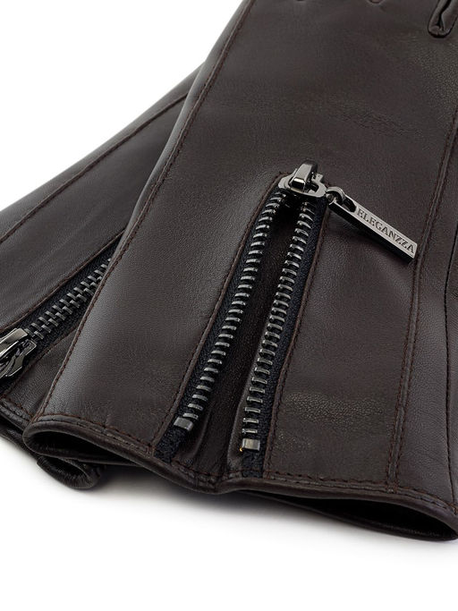 Перчатки женские 100% ш IS942 d.brown - Eleganzza фото 3