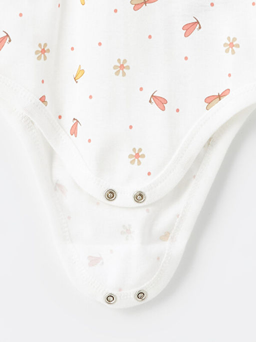 Bisiklet Yaka Uzun Kollu K?z Bebek ??t??tl? Body ve Tayt 2li Tak?m