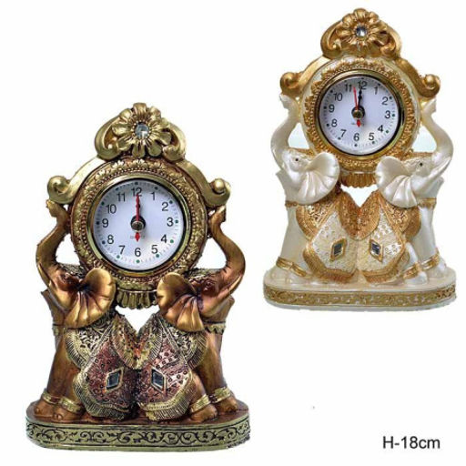 Часы статуэтка Слоны / 7153W /уп 48/ - Галеонтрейд фото 3