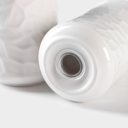 Набор для специй на бамбуковой подставке BellaTenero, 3 предмета: солонка 100 мл, перечница 100 мл, салфетница, фарфор, белый