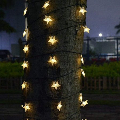 Гирлянда с питанием от солнечных элементов Звездочки / FN-901 /уп 50/ 7 метров 50 ламп - Галеонтрейд фото 2