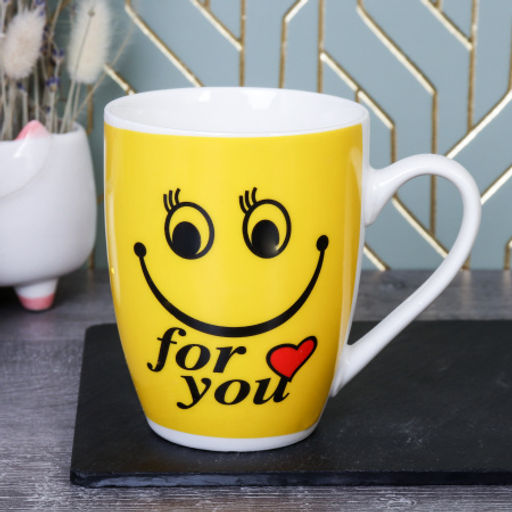 Кружка 350 мл Смайлик / LU-365 /уп 72/желтый - Галеонтрейд фото 5