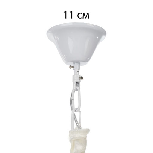 Люстра BayerLux «Венеция», 8хЕ14, 40 Вт, бело-золотой, 87×87×97 см