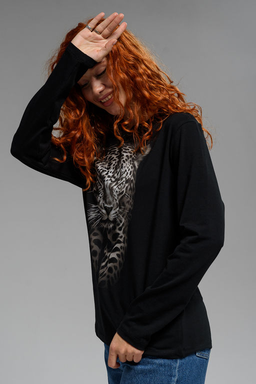 8513 Футболка с длинным рукавом женская