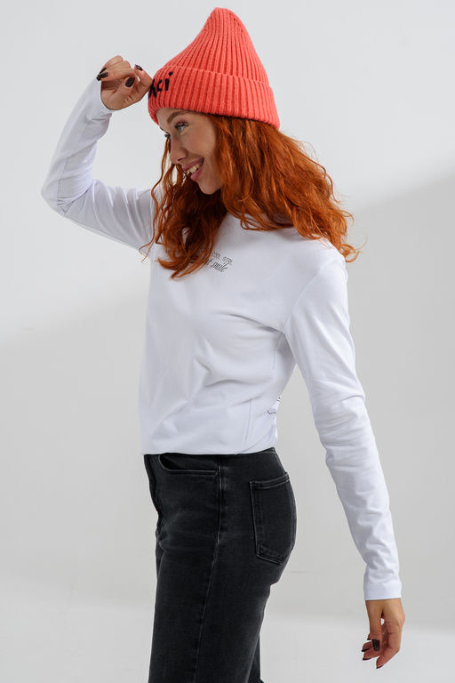 8513 Футболка с длинным рукавом женская