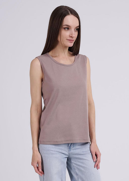CLE Майка жен. 246256рр кофейный - Clever wear фото 2