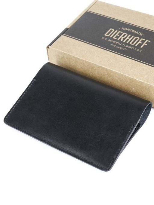 Мужская кожаная обложка для паспорта Dierhoff Д 6015-902 - Sergio valentini фото 6