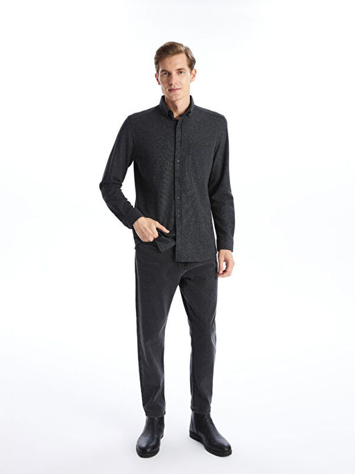 Regular Fit Uzun Kollu Arm?rl? Erkek G?mlek