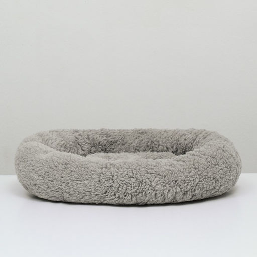 Лежанка для щенков и котят Уют, мягкий мех, 383211 см, серая - Пижон фото 2