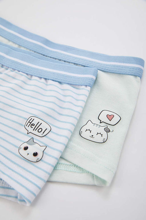 Комплект боксеров из двух пар для девочек - Defacto фото 5