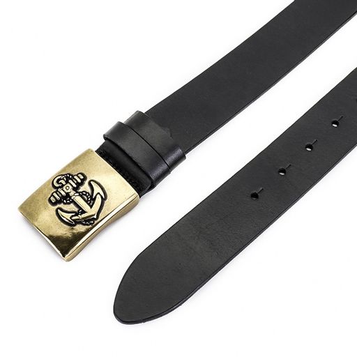 Ремень мужской кожаный ДРВ 40501-38/БЧ - Sergio valentini фото 6