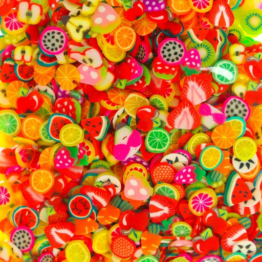 Декор для творчества, слайма и эпоксидной смолы «Наполнение для слаймов. Микс фруктов», 20 г