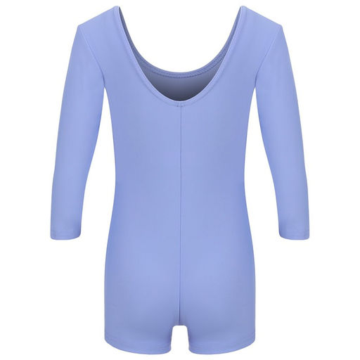Купальник гимнастический Grace Dance, с шортами, с рукавом 3/4, р. 36, цвет сирень  фото 10