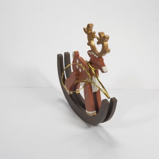 Елочные игрушки - Олень на качалке 360-5 - Idh фото 5