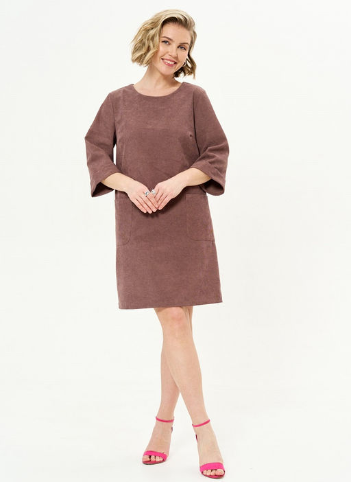 Микровельвет платье