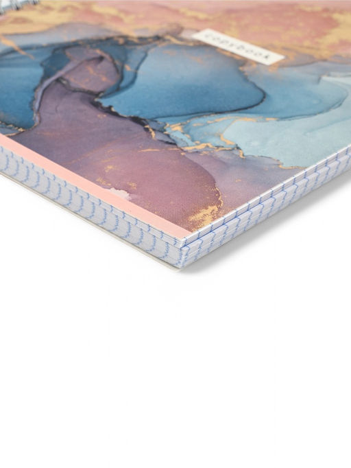 Цена за 2 шт. Тетрадь в клетку, 96 л., А5, на спирали, блок №1 Мрамор - Artfox study фото 2