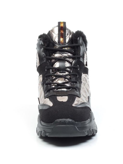 04-8524-3 BLACK Ботинки женские зимние (искусственные материалы) - Фабричный китай фото 6