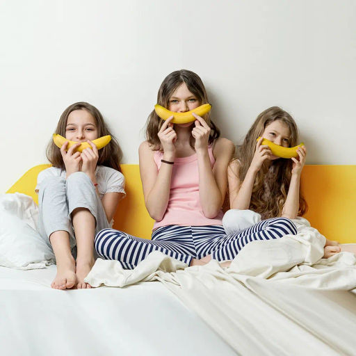 2 в 1 Детская пена для ванн и гель для душа с ароматом банана, 250 мл