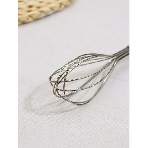 Венчик для взбивания Доляна «Каррарский мрамор», 24.5×4.5 см, белый