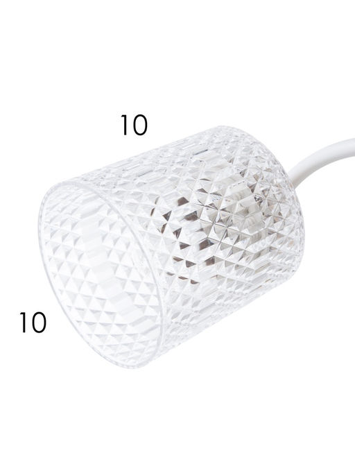 Люстра 20140/5, 3хE27, 60Вт, белый/золото