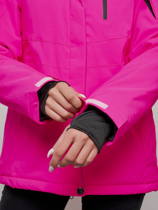 Горнолыжный костюм женский зимний розового цвета 005R - Chunmai фото 10