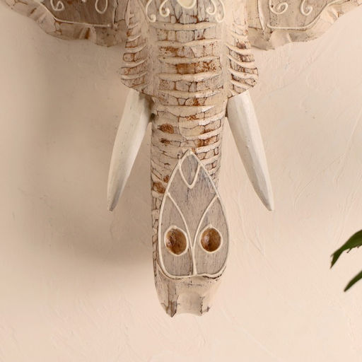 Сувенир «Голова слона», 28×26×10.5 см, дерево