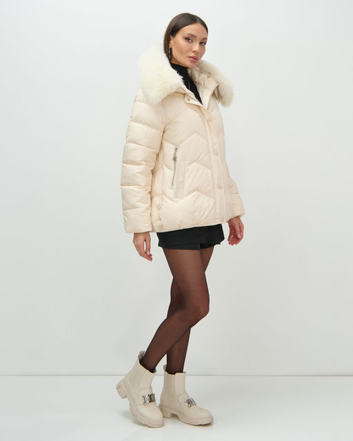 Куртка зимняя с мехом и капюшоном Бренд: Visdeer  фото 17