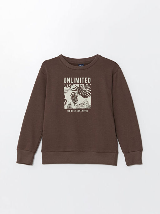 Bisiklet Yaka Erkek ?ocuk Sweatshirt