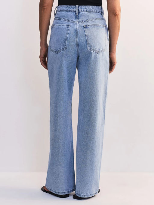 Широкие джинсы с высокой посадкой ZR2605092309-101 / Zarina