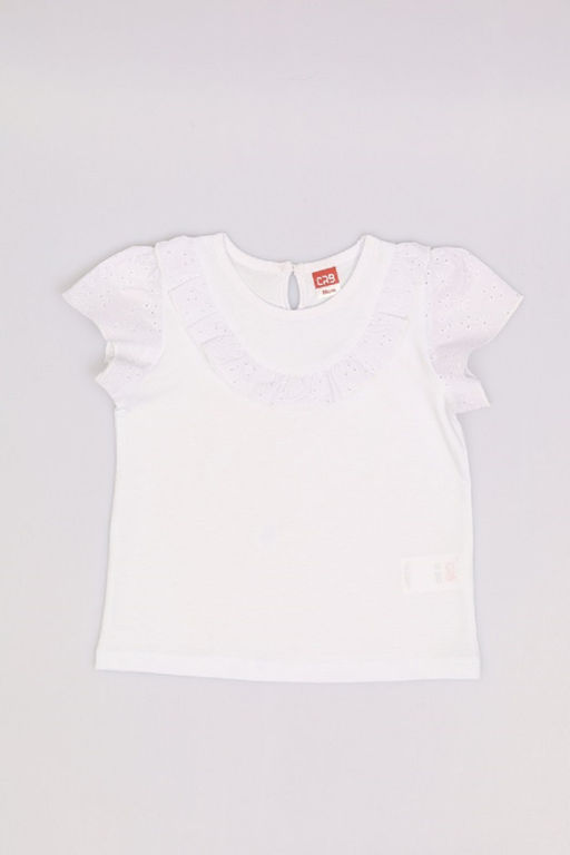 CRB wear / CSBG 63828-20-414 Футболка для девочки,белый/Ex.Cherubino