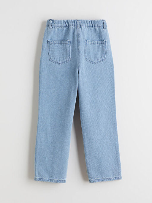 Hello Kitty Nak??l? K?z ?ocuk Jean Pantolon