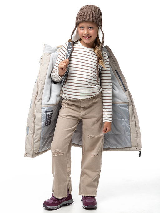 ПАРКА 5з3824 беж - Nikastyle фото 4